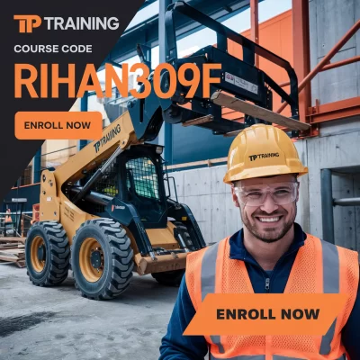 RIIHAN309F Operating Telescopic Material Handler trainin course at construction side