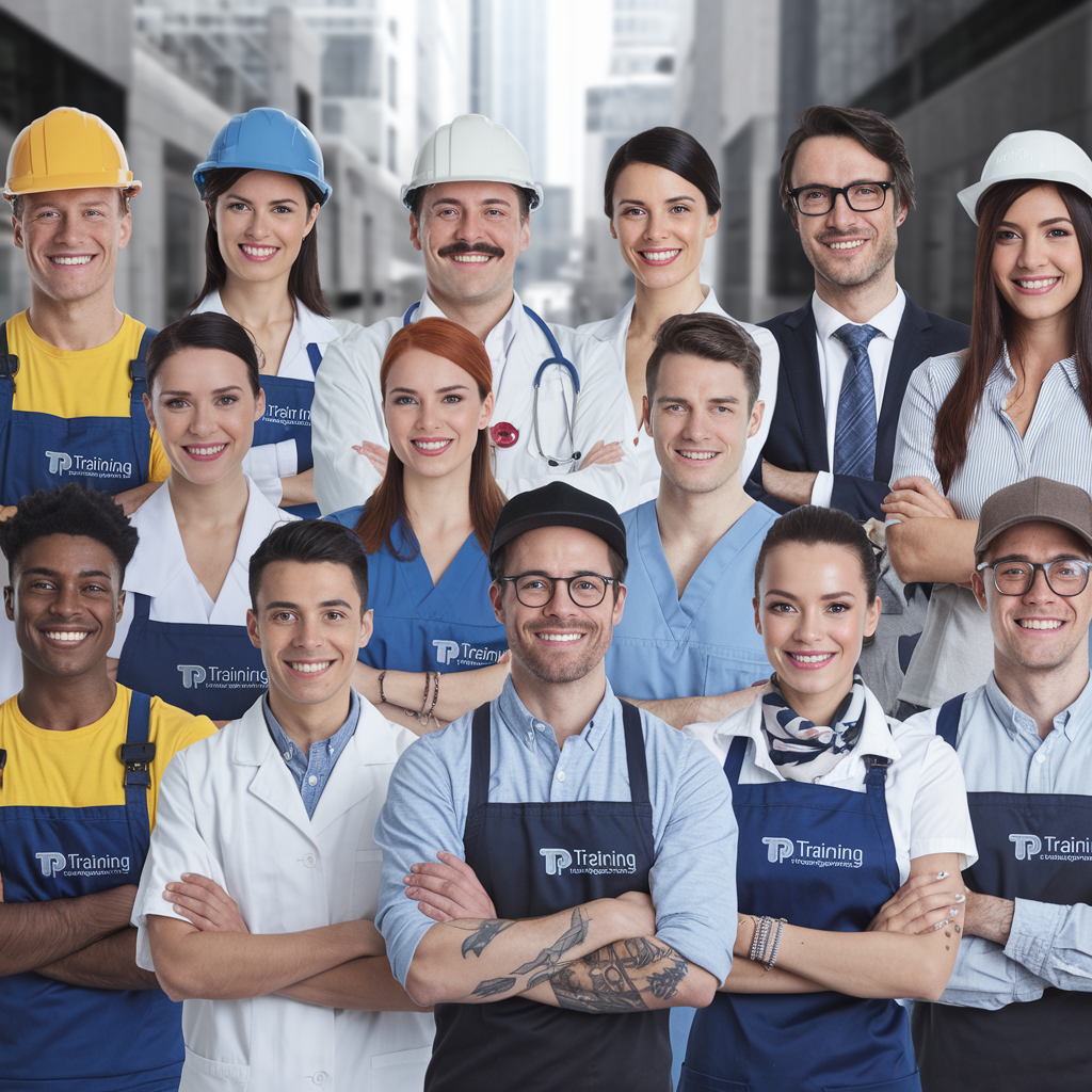 group of people working and training in various career in sydney 2