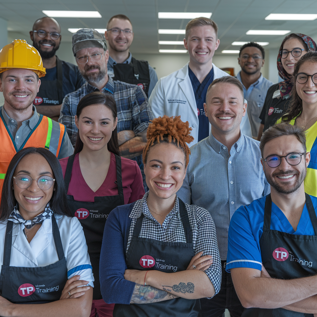 group of people working and training in various career in sydney 3